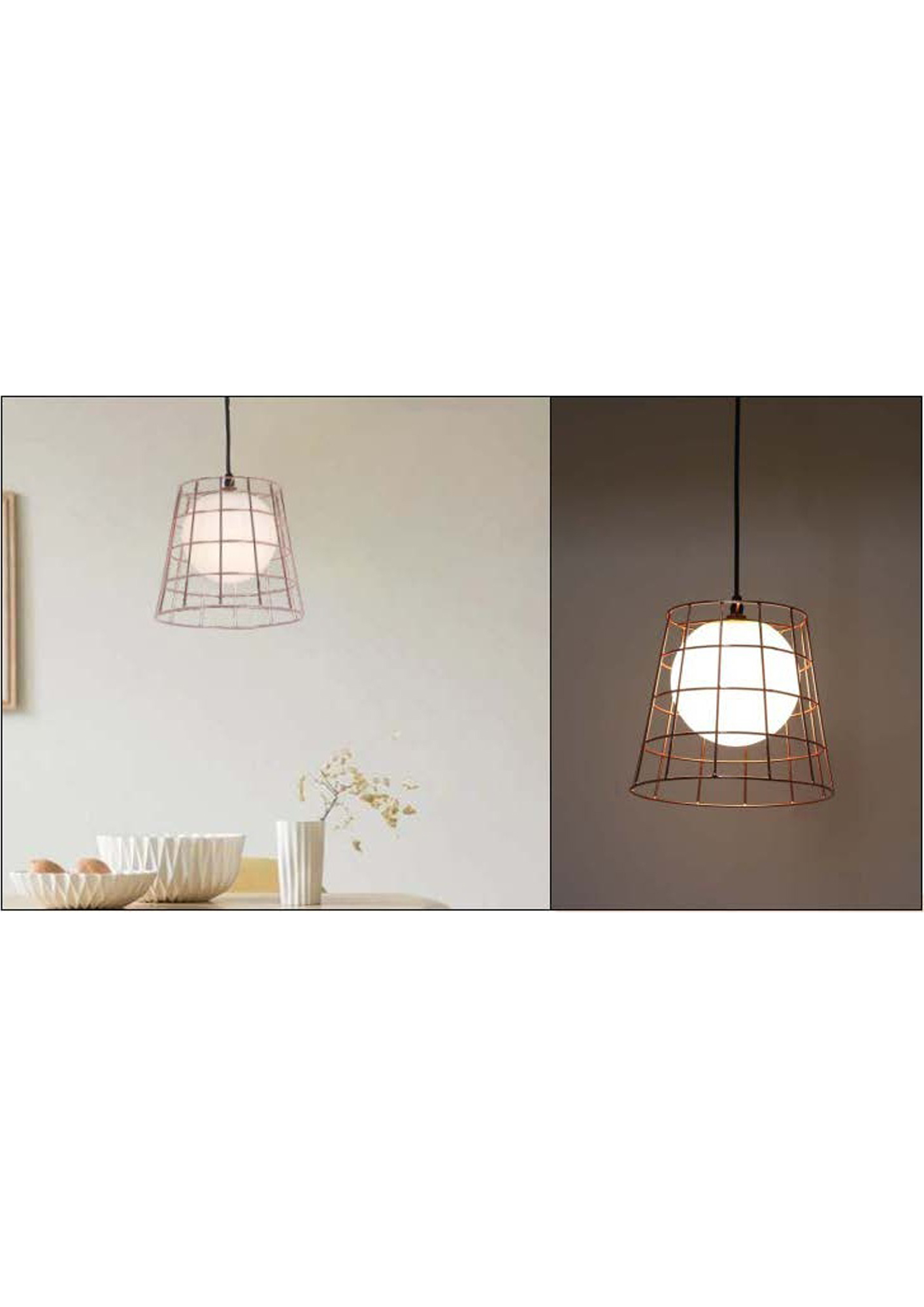 Beyond Lights - Cage Pendant Light- GL